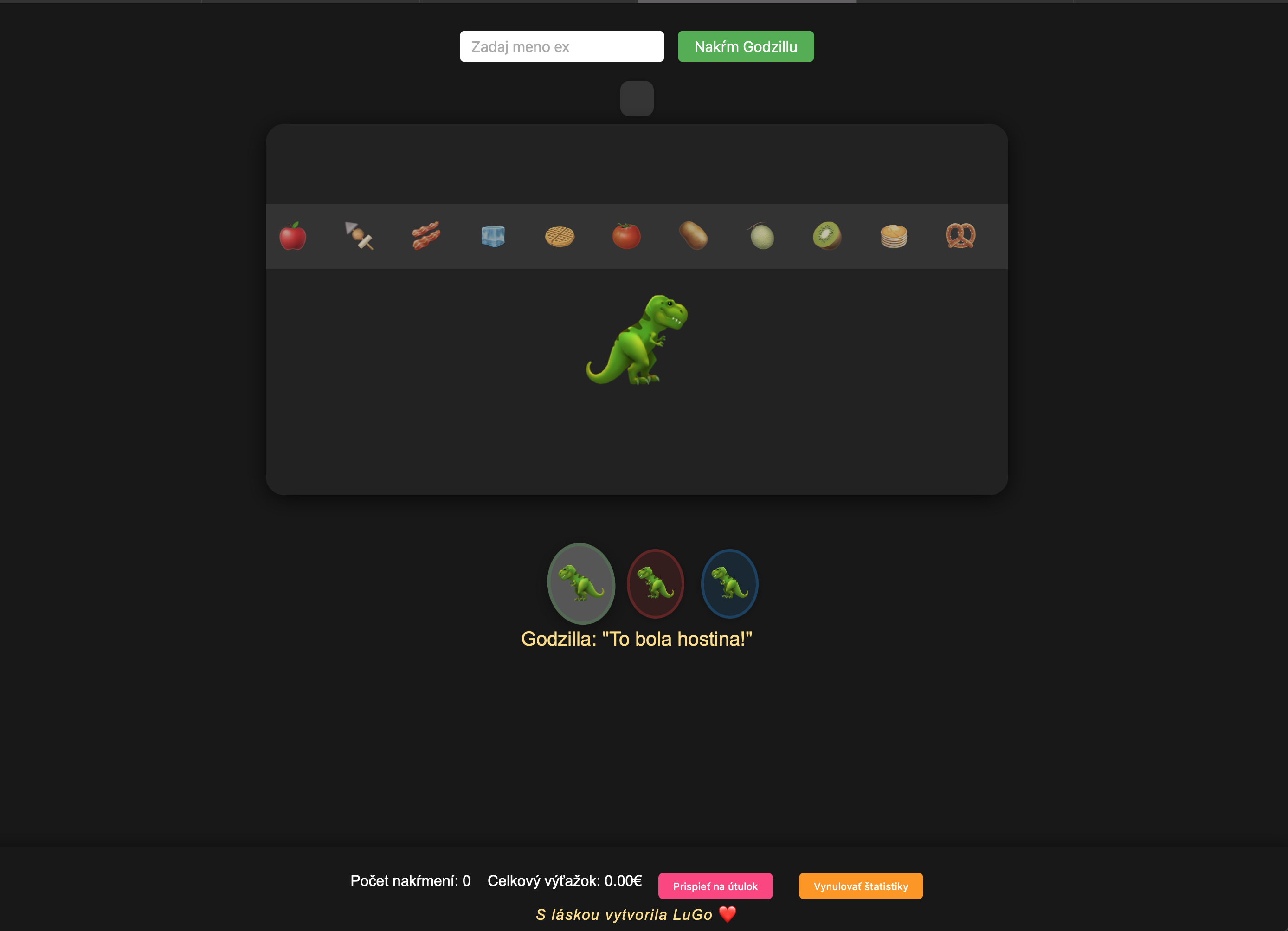 Godzilla Adventure Game